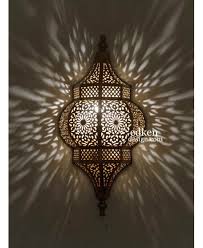 Set Of 2 Lamps Moroccan Wall Lamps