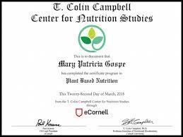 t colin cbell center for nutrition