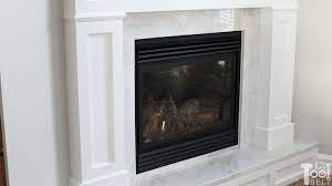 clean gas fireplace glass