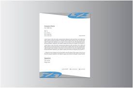 a4 size letterhead design graphic by