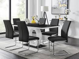 Numerous individuals like putting chairs and tables inside their open kitchen so you must get the suitable furniture sets. Giovani High Gloss Glass Dining Table Set