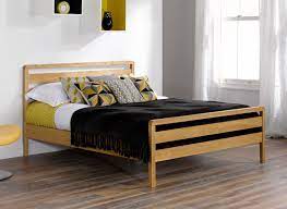 Double full size bed frame base mattress fabric wooden charcoal. Earlswood Bed Frame Mebel Krovat