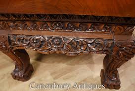 Hand Carved Chinese Hardwood Chairs And