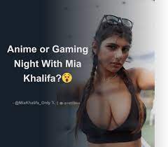 Anime or Gaming Night With Mia Khalifa?😵 - Thread from Mia Khalifa  Onlyfans @MiaKhalifa_Only - Rattibha