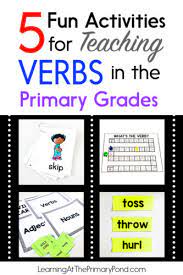 5 fun activities for teaching verbs in
