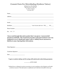 microblading consent form fill out