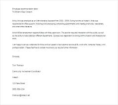 Free Template For Letter Of Recommendation Letter Of