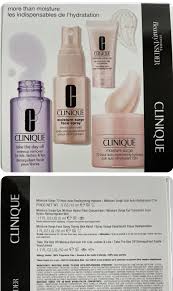 clinique 4 pc gift set more than