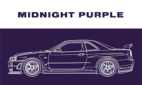 midnight purple color on the gtr