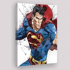 Superman Canvas Painting Canvas