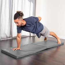 bi fold folding thick exercise mat