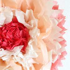 how to make giant tissue paper flowers