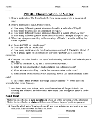 1.2 the classification of matter. Classification Of Matter Pogil Classification Of Matter Worksheet Answer Key Pogil Best Pogil Classification Of Matter S Chem 1 Key Pogil Answer Keys Ap Biology 9 Exciting Parts
