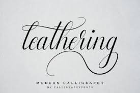 It usually involves a nibbed pen ️ or brush 🖌️. Calligraphy Fonts