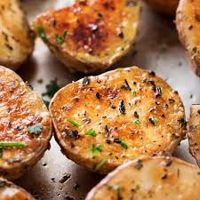 crispy greek oven roasted potatoes