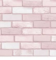 diamond brick pink glitter wallpaper