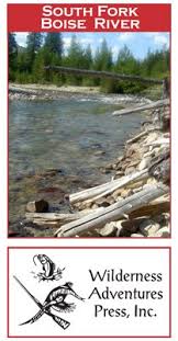 Amazon Com South Fork Boise River 11x17 Fly Fishing Map