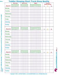 Life With Toddlers Free Printable Sleep Quality Chart For