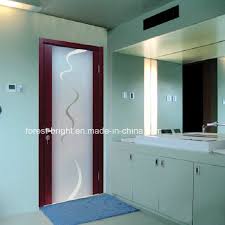 China Interior Frosted Glass Wooden