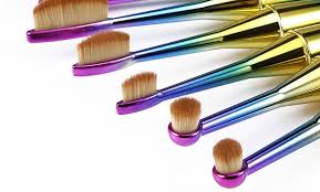 10 piece makeup brush set groupon goods