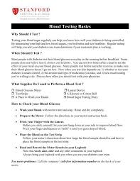 blood testing basics stanford