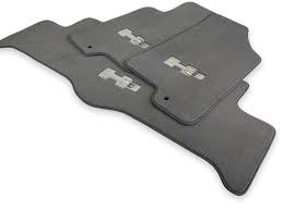 floor mats for hummer h3 tailored gray