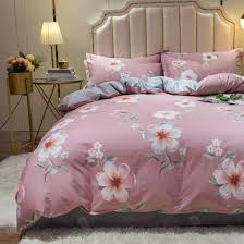 large pink flower pattern 100 cotton