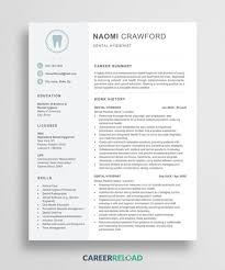 free dental istant resume template