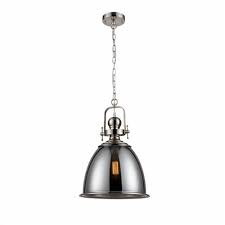 Regina Industrial Domed Glass Pendant