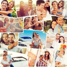 Loving Couples Collage Of Diverse Multi Ethnic Loving Couples