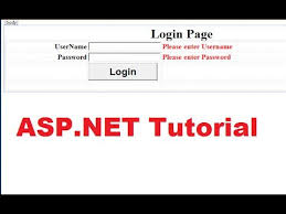 asp net tutorial 6 create a login