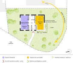 plan maison plain pied 60 m² ooreka