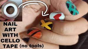 5 easy nail art designs using cello