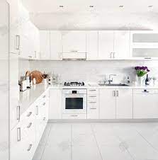 high gloss kitchen cabinets design by
