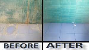 how to clean bathroom tiles at home