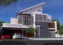 39+ konsep denah rumah minimalis panjang ke samping. Desain Rumah Kontemporer 2 Lantai Di Lahan 16 X 30 M2