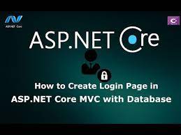 create login page in asp net core mvc