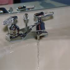blockage in a sink faucet