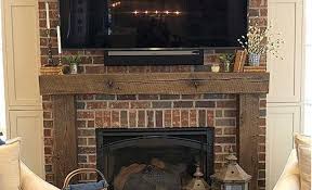 Dark Wood Fireplace Mantels