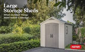 durable resin plastic storage shed