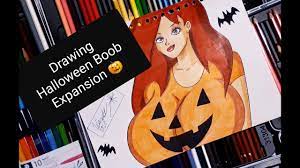 Wendel's Artwork Video 116 - How To Draw & Color Halloween Boob Expansion -  YouTube