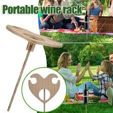 Wine Glass Rack Insert Portable Table