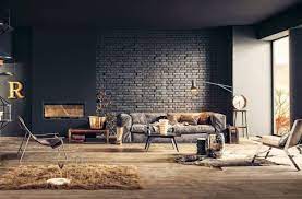 Black Brick Wall Interior Ideas