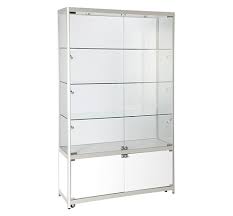 glass display cabinets in