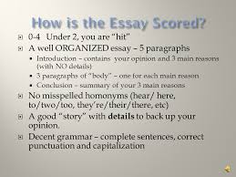 Essay topic ged test 