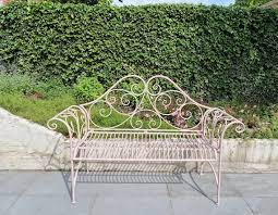 Wrought Iron Garden Bench Pin Color