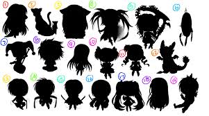 Watch in full screen video quick and easy!!! Chibi Anime Char Silhouette Challenge By Kazumimai On Deviantart