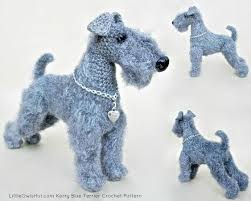 Kerry blue terrier puppies love a good friend and enjoy time spent with family. 103 Crochet Pattern Kerry Blue Terrier Dog With Wire Frame Amigurumi Pdf File By Chirkova Cp