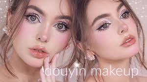 trying douyin makeup updated skincare