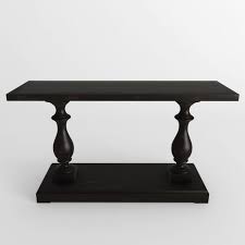17th c monastery console table black